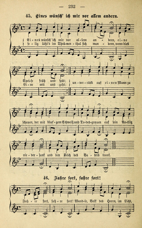 Zwei- und dreistimmige geistliche Lieder und Choräle: zum Gebrauch der Schwestern des Stuttgarter Diakonissenhauses, der Jungfrauen- und ähnlicher Vereine (2. Auflage) page 232