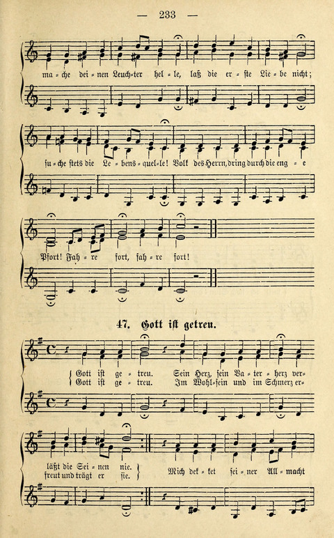 Zwei- und dreistimmige geistliche Lieder und Choräle: zum Gebrauch der Schwestern des Stuttgarter Diakonissenhauses, der Jungfrauen- und ähnlicher Vereine (2. Auflage) page 233