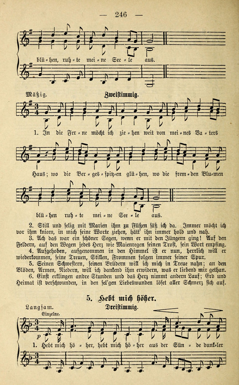 Zwei- und dreistimmige geistliche Lieder und Choräle: zum Gebrauch der Schwestern des Stuttgarter Diakonissenhauses, der Jungfrauen- und ähnlicher Vereine (2. Auflage) page 246