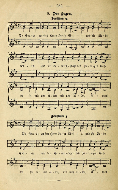 Zwei- und dreistimmige geistliche Lieder und Choräle: zum Gebrauch der Schwestern des Stuttgarter Diakonissenhauses, der Jungfrauen- und ähnlicher Vereine (2. Auflage) page 252