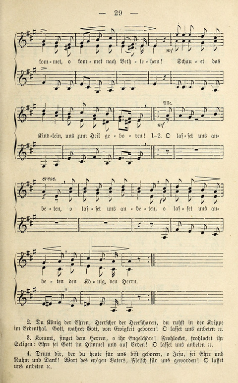 Zwei- und dreistimmige geistliche Lieder und Choräle: zum Gebrauch der Schwestern des Stuttgarter Diakonissenhauses, der Jungfrauen- und ähnlicher Vereine (2. Auflage) page 29