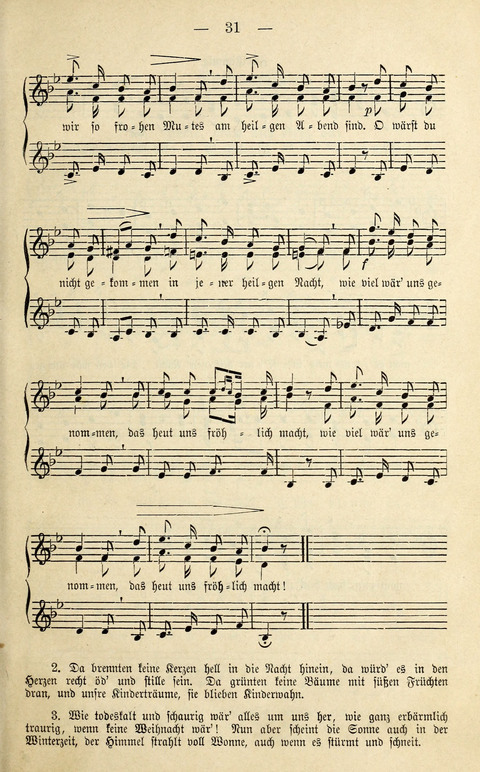 Zwei- und dreistimmige geistliche Lieder und Choräle: zum Gebrauch der Schwestern des Stuttgarter Diakonissenhauses, der Jungfrauen- und ähnlicher Vereine (2. Auflage) page 31