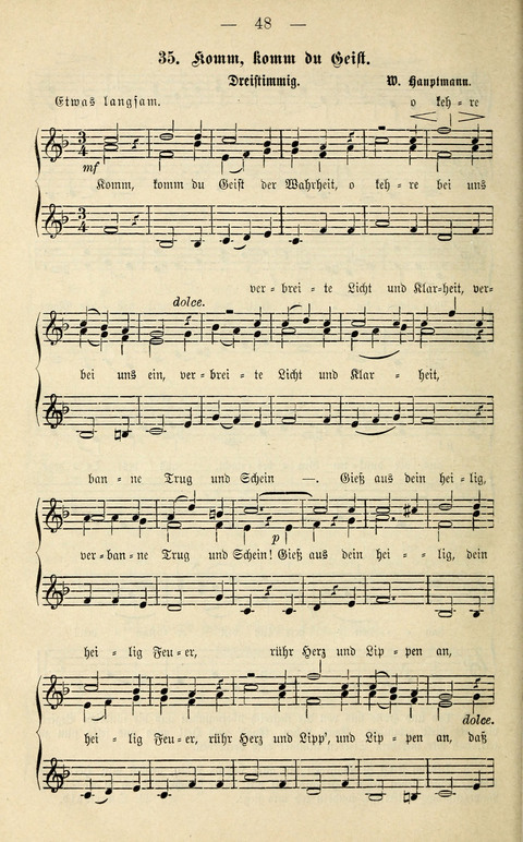 Zwei- und dreistimmige geistliche Lieder und Choräle: zum Gebrauch der Schwestern des Stuttgarter Diakonissenhauses, der Jungfrauen- und ähnlicher Vereine (2. Auflage) page 48