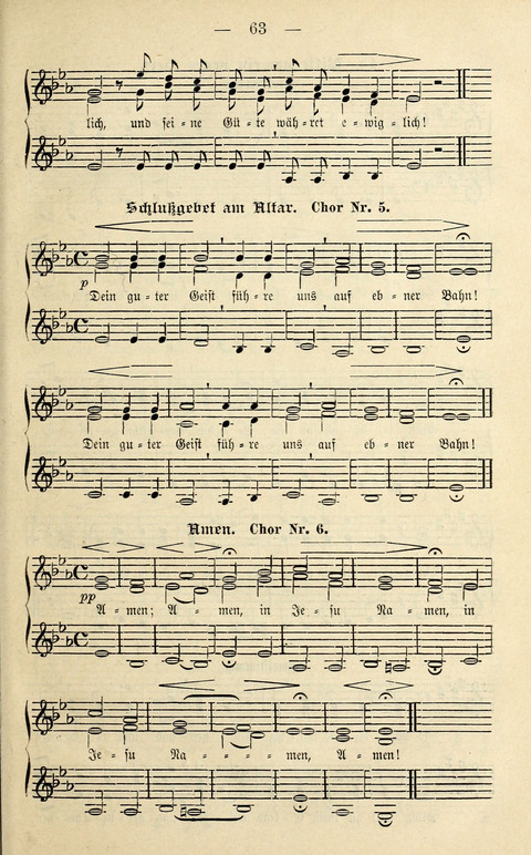 Zwei- und dreistimmige geistliche Lieder und Choräle: zum Gebrauch der Schwestern des Stuttgarter Diakonissenhauses, der Jungfrauen- und ähnlicher Vereine (2. Auflage) page 63