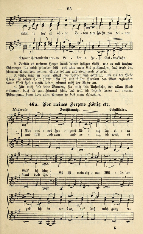 Zwei- und dreistimmige geistliche Lieder und Choräle: zum Gebrauch der Schwestern des Stuttgarter Diakonissenhauses, der Jungfrauen- und ähnlicher Vereine (2. Auflage) page 65