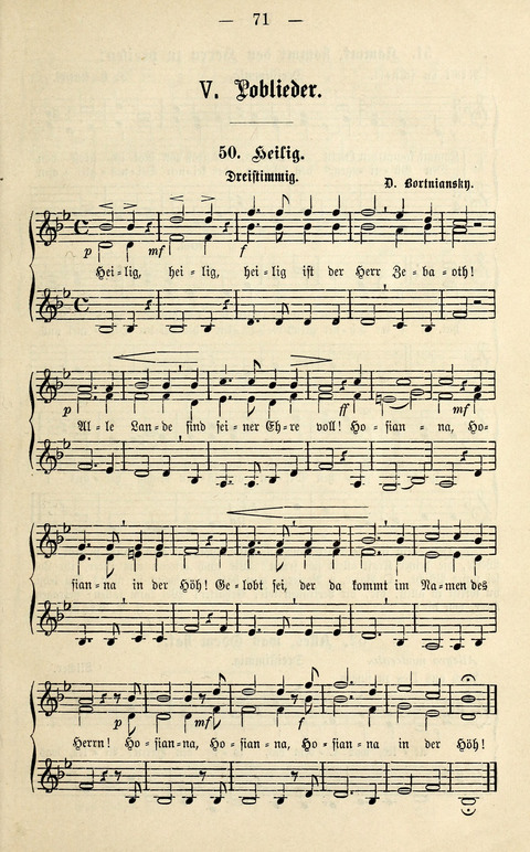 Zwei- und dreistimmige geistliche Lieder und Choräle: zum Gebrauch der Schwestern des Stuttgarter Diakonissenhauses, der Jungfrauen- und ähnlicher Vereine (2. Auflage) page 71