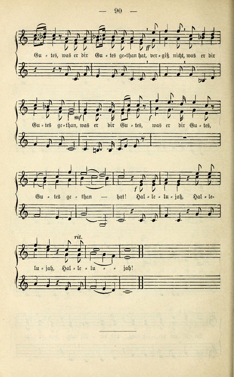 Zwei- und dreistimmige geistliche Lieder und Choräle: zum Gebrauch der Schwestern des Stuttgarter Diakonissenhauses, der Jungfrauen- und ähnlicher Vereine (2. Auflage) page 90