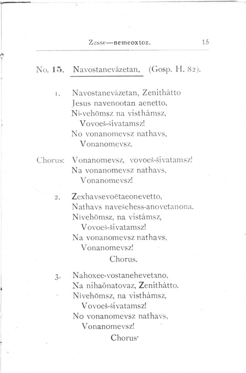 Zesse-nemeoxtoz=(Cheyenne Songs) page 13