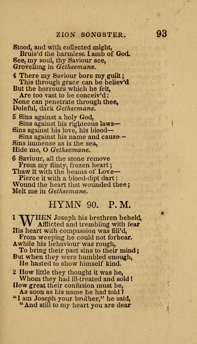 The Zion Songster: a Collection of Hymns and Spiritual Songs, Generally Sung at Camp and Prayer Meetings, and in Revivals or Religion  (95th ed.) page 100