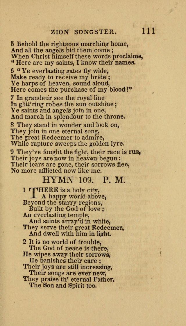 The Zion Songster: a Collection of Hymns and Spiritual Songs, Generally Sung at Camp and Prayer Meetings, and in Revivals or Religion  (95th ed.) page 118