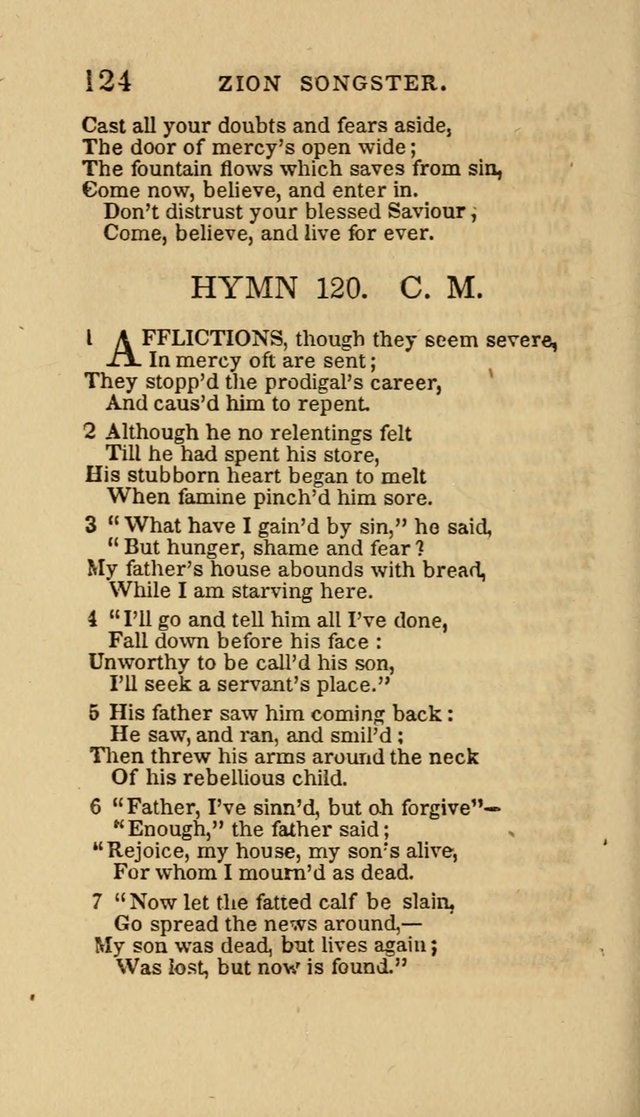 The Zion Songster: a Collection of Hymns and Spiritual Songs, Generally Sung at Camp and Prayer Meetings, and in Revivals or Religion  (95th ed.) page 131