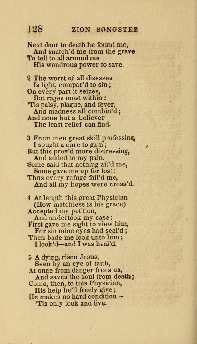 The Zion Songster: a Collection of Hymns and Spiritual Songs, Generally Sung at Camp and Prayer Meetings, and in Revivals or Religion  (95th ed.) page 135