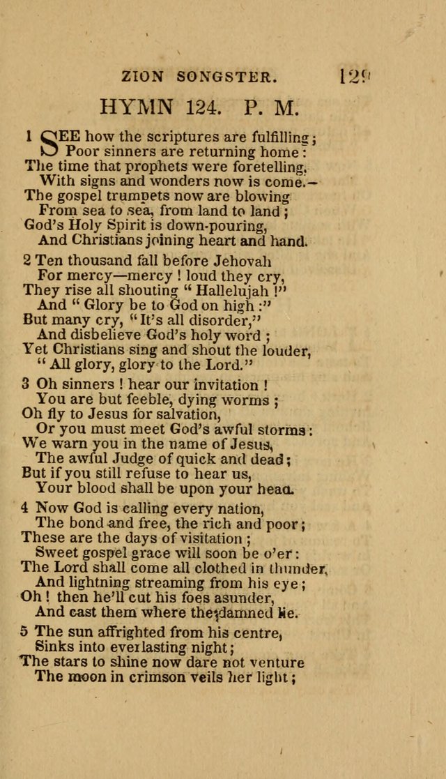 The Zion Songster: a Collection of Hymns and Spiritual Songs, Generally Sung at Camp and Prayer Meetings, and in Revivals or Religion  (95th ed.) page 136