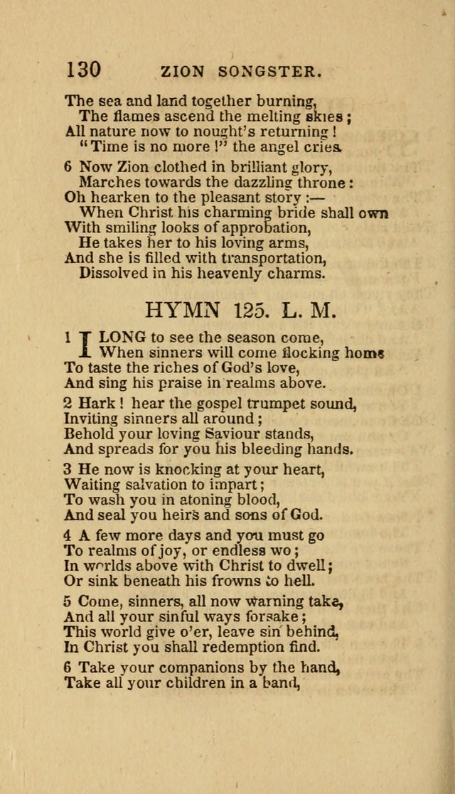 The Zion Songster: a Collection of Hymns and Spiritual Songs, Generally Sung at Camp and Prayer Meetings, and in Revivals or Religion  (95th ed.) page 137