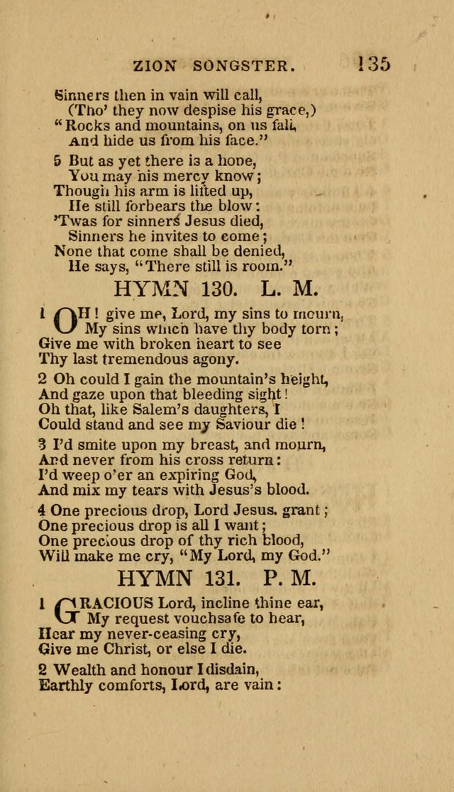 The Zion Songster: a Collection of Hymns and Spiritual Songs, Generally Sung at Camp and Prayer Meetings, and in Revivals or Religion  (95th ed.) page 142