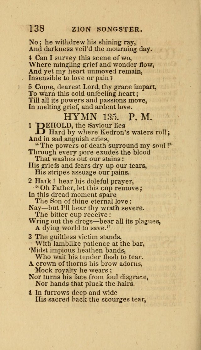 The Zion Songster: a Collection of Hymns and Spiritual Songs, Generally Sung at Camp and Prayer Meetings, and in Revivals or Religion  (95th ed.) page 145