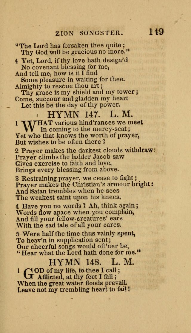 The Zion Songster: a Collection of Hymns and Spiritual Songs, Generally Sung at Camp and Prayer Meetings, and in Revivals or Religion  (95th ed.) page 156