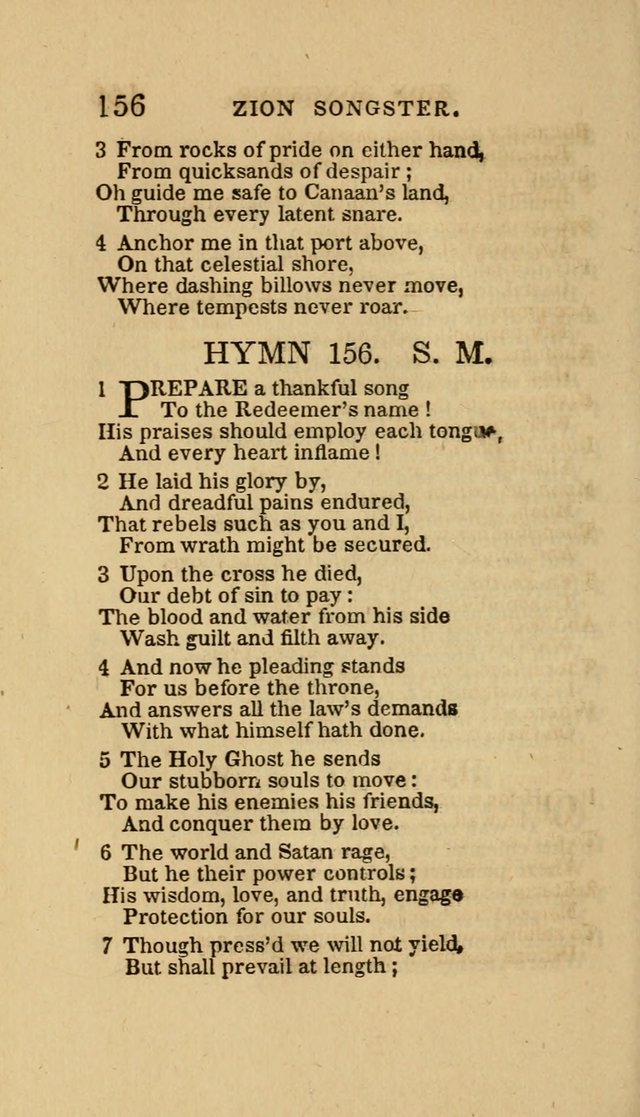 The Zion Songster: a Collection of Hymns and Spiritual Songs, Generally Sung at Camp and Prayer Meetings, and in Revivals or Religion  (95th ed.) page 163