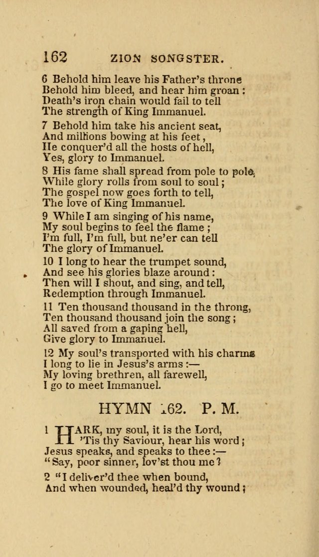 The Zion Songster: a Collection of Hymns and Spiritual Songs, Generally Sung at Camp and Prayer Meetings, and in Revivals or Religion  (95th ed.) page 169