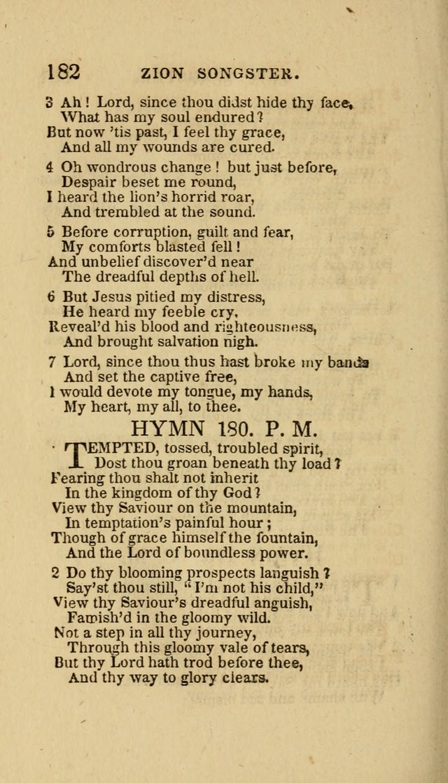 The Zion Songster: a Collection of Hymns and Spiritual Songs, Generally Sung at Camp and Prayer Meetings, and in Revivals or Religion  (95th ed.) page 189