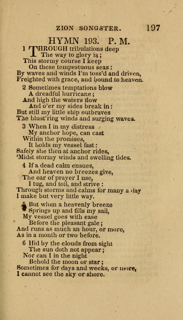 The Zion Songster: a Collection of Hymns and Spiritual Songs, Generally Sung at Camp and Prayer Meetings, and in Revivals or Religion  (95th ed.) page 204