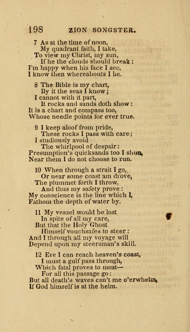 The Zion Songster: a Collection of Hymns and Spiritual Songs, Generally Sung at Camp and Prayer Meetings, and in Revivals or Religion  (95th ed.) page 205