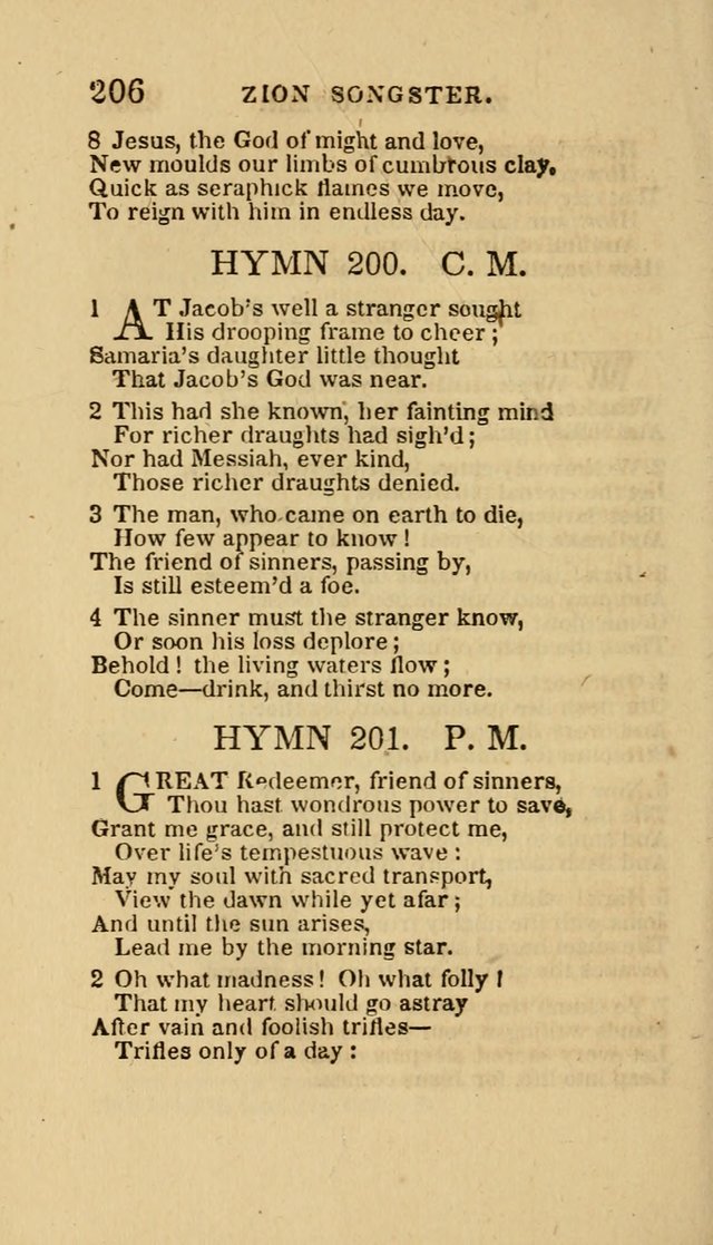 The Zion Songster: a Collection of Hymns and Spiritual Songs, Generally Sung at Camp and Prayer Meetings, and in Revivals or Religion  (95th ed.) page 213