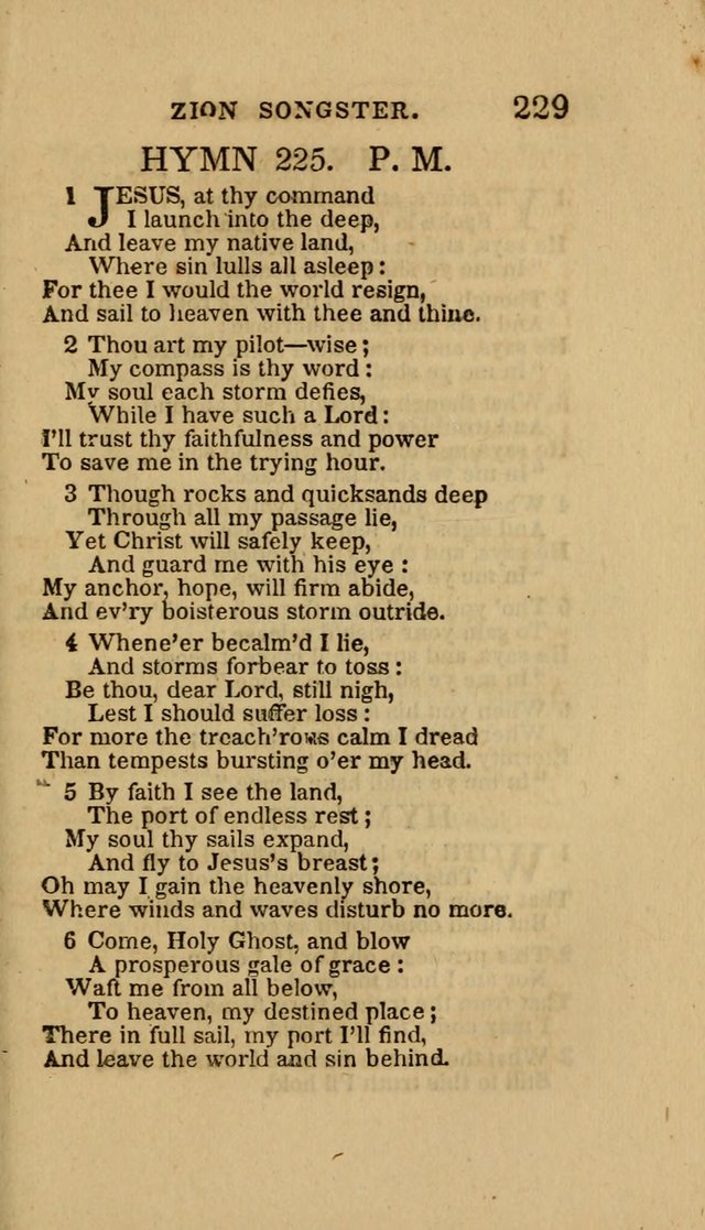 The Zion Songster: a Collection of Hymns and Spiritual Songs, Generally Sung at Camp and Prayer Meetings, and in Revivals or Religion  (95th ed.) page 236