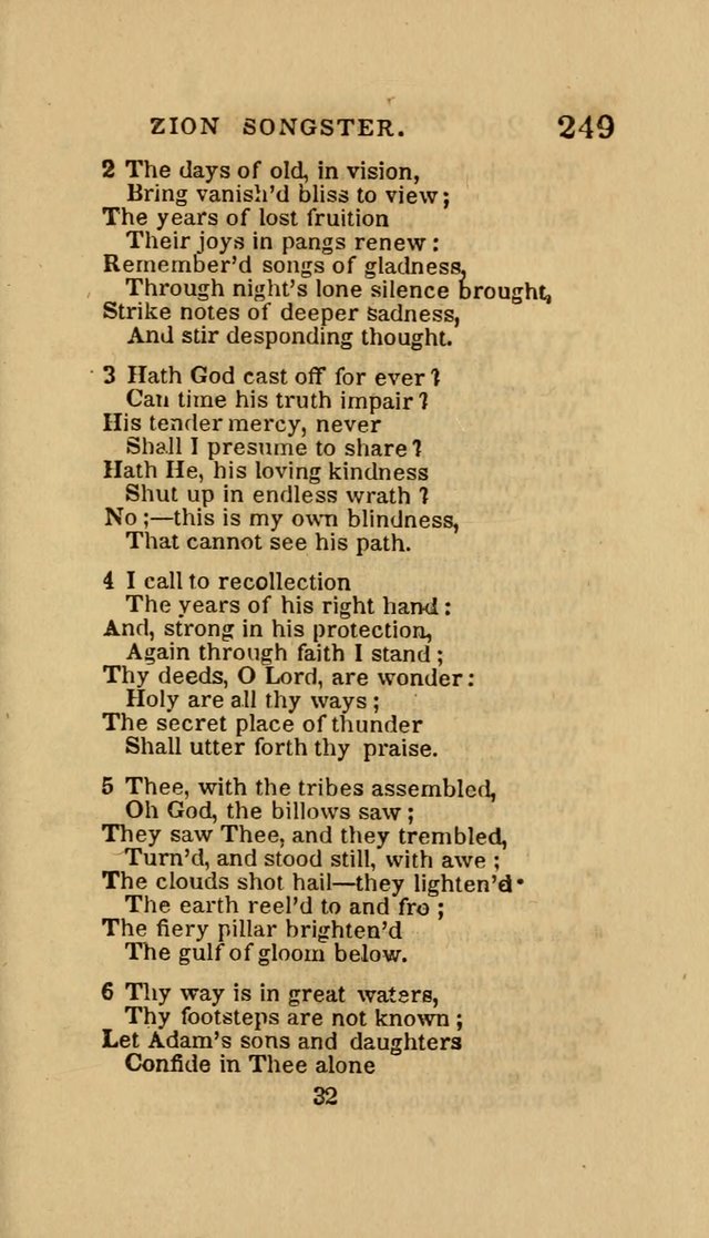 The Zion Songster: a Collection of Hymns and Spiritual Songs, Generally Sung at Camp and Prayer Meetings, and in Revivals or Religion  (95th ed.) page 256