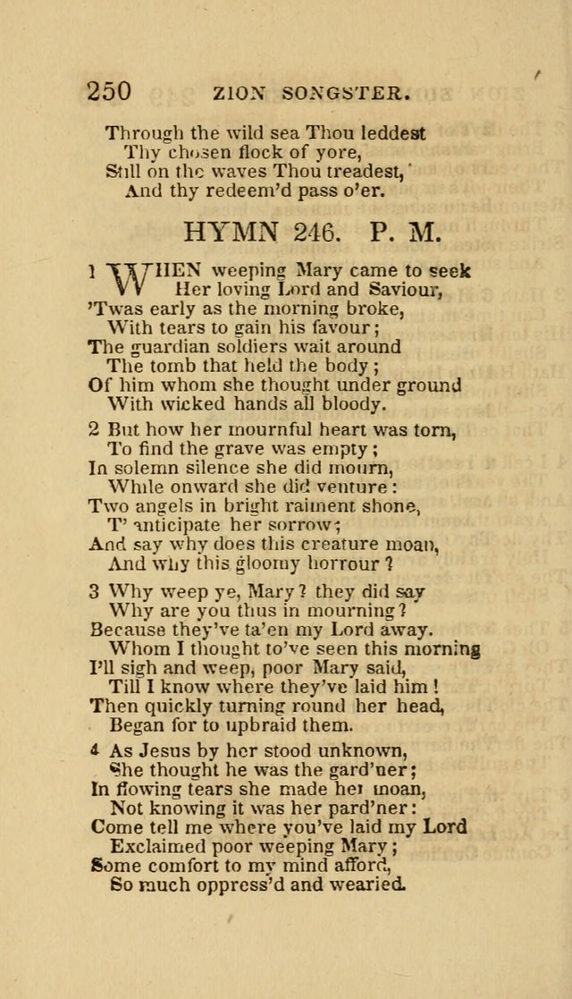 The Zion Songster: a Collection of Hymns and Spiritual Songs, Generally Sung at Camp and Prayer Meetings, and in Revivals or Religion  (95th ed.) page 257