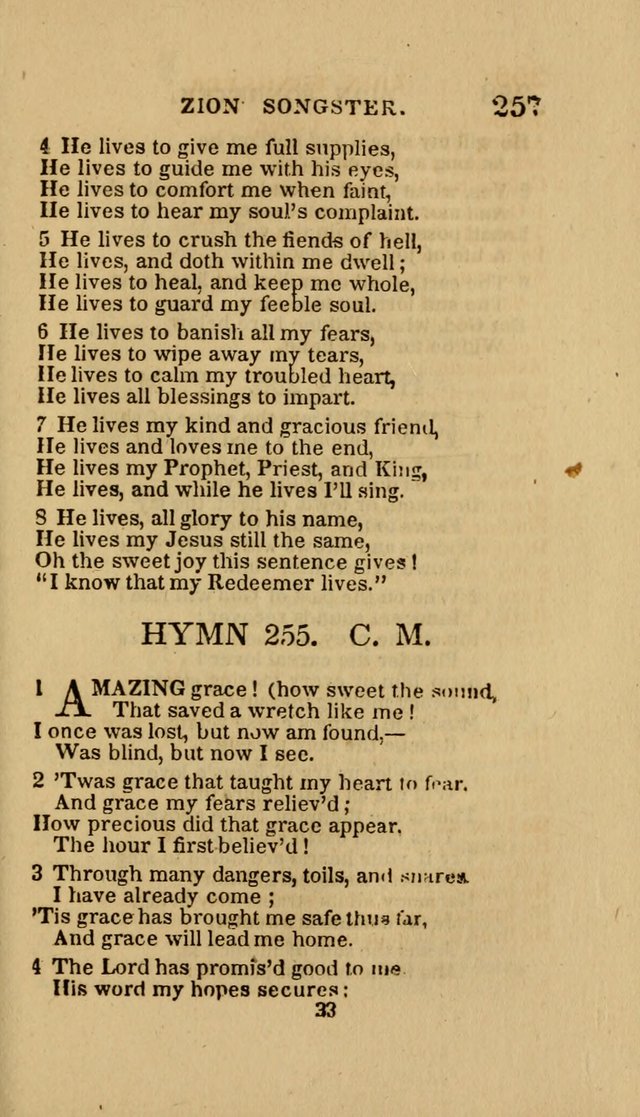 The Zion Songster: a Collection of Hymns and Spiritual Songs, Generally Sung at Camp and Prayer Meetings, and in Revivals or Religion  (95th ed.) page 264