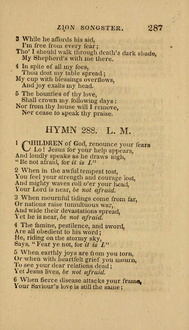 The Zion Songster: a Collection of Hymns and Spiritual Songs, Generally Sung at Camp and Prayer Meetings, and in Revivals or Religion  (95th ed.) page 294