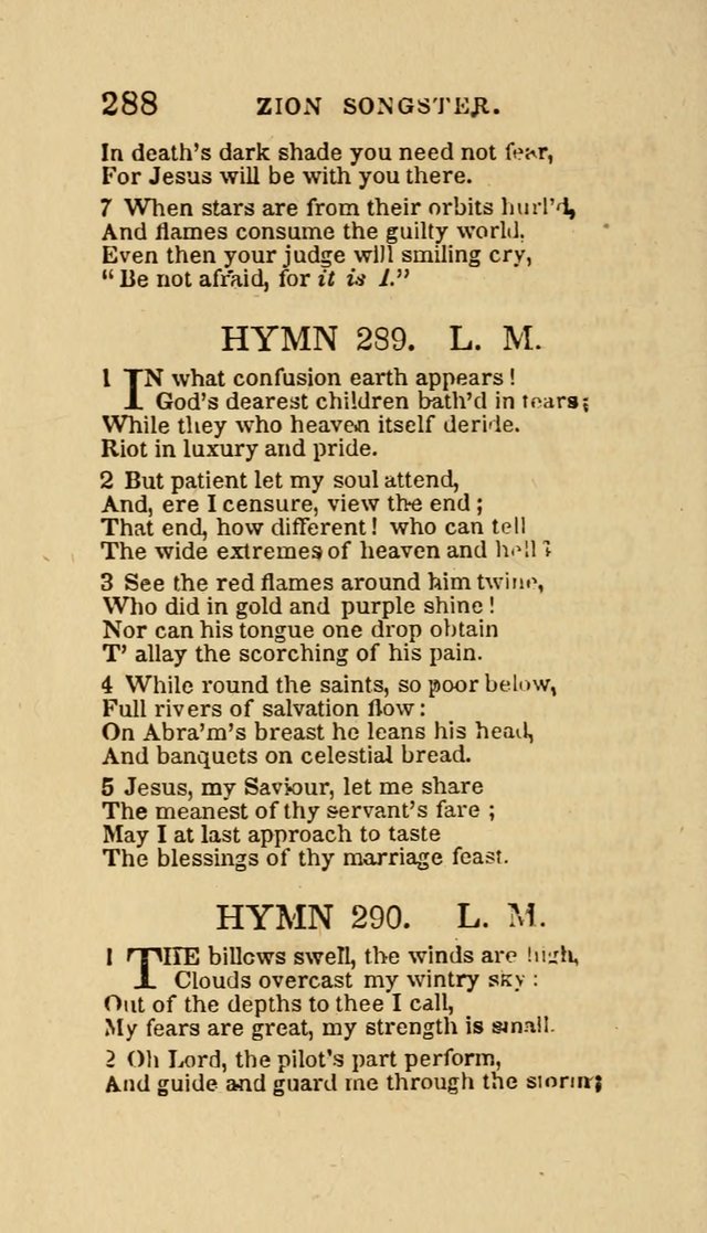 The Zion Songster: a Collection of Hymns and Spiritual Songs, Generally Sung at Camp and Prayer Meetings, and in Revivals or Religion  (95th ed.) page 295