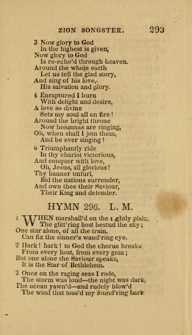 The Zion Songster: a Collection of Hymns and Spiritual Songs, Generally Sung at Camp and Prayer Meetings, and in Revivals or Religion  (95th ed.) page 300
