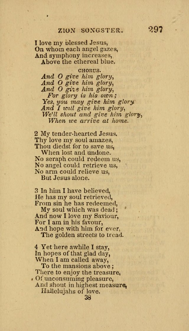 The Zion Songster: a Collection of Hymns and Spiritual Songs, Generally Sung at Camp and Prayer Meetings, and in Revivals or Religion  (95th ed.) page 304