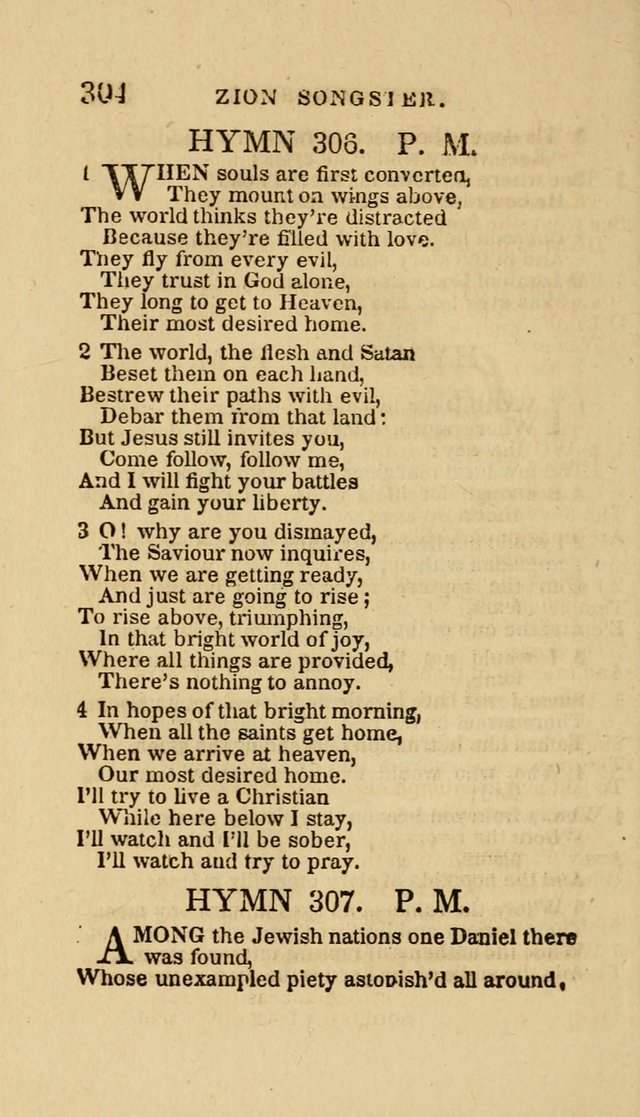 The Zion Songster: a Collection of Hymns and Spiritual Songs, Generally Sung at Camp and Prayer Meetings, and in Revivals or Religion  (95th ed.) page 311