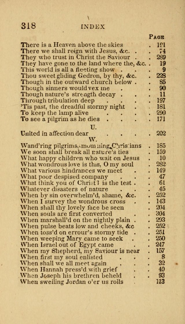 The Zion Songster: a Collection of Hymns and Spiritual Songs, Generally Sung at Camp and Prayer Meetings, and in Revivals or Religion  (95th ed.) page 325