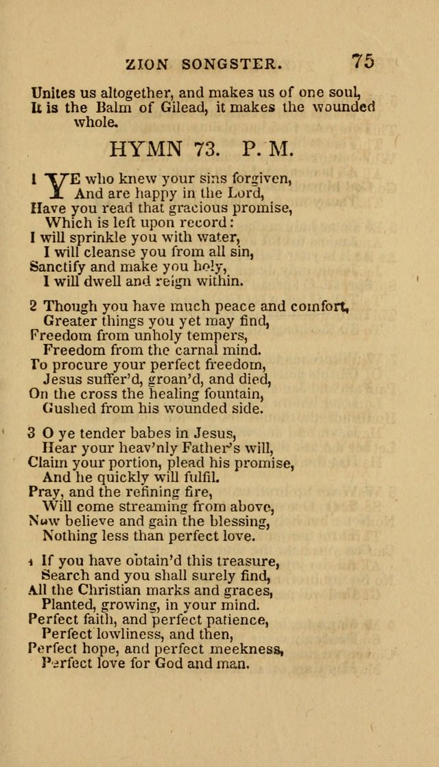 The Zion Songster: a Collection of Hymns and Spiritual Songs, Generally Sung at Camp and Prayer Meetings, and in Revivals or Religion  (95th ed.) page 82