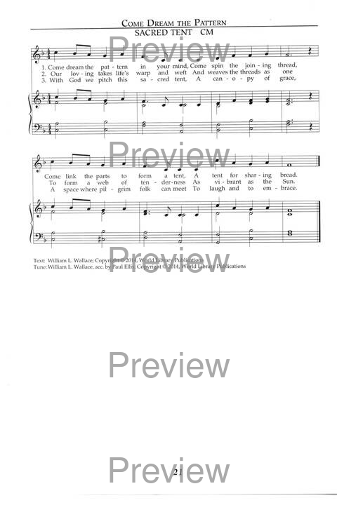 Singing the Sacred: psalms, hymns, and spiritual songs (Vol. 2) page 21