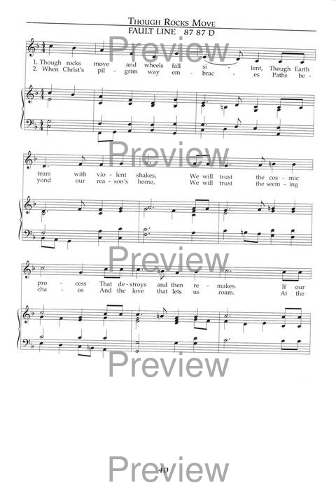 Singing the Sacred: psalms, hymns, and spiritual songs (Vol. 2) page 40